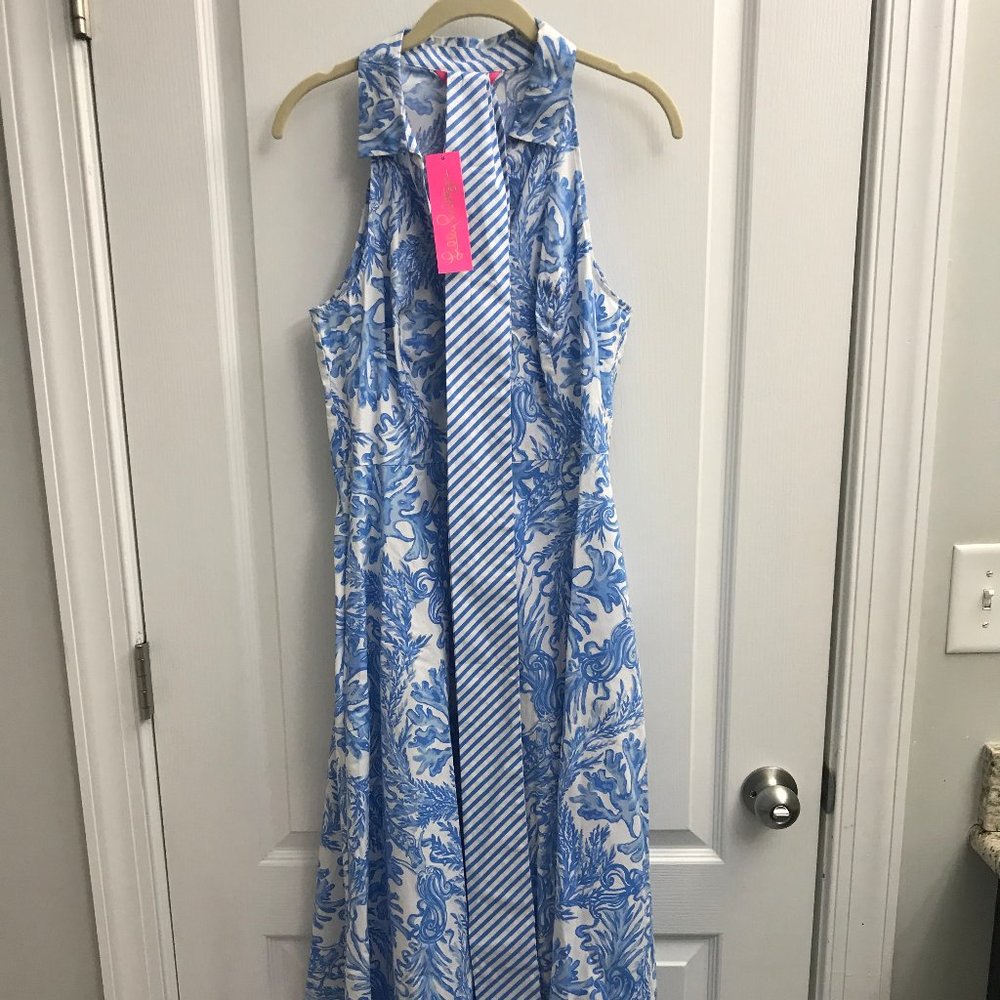Lilly Pulitzer Chrisella Stretch Midi Shirtdress